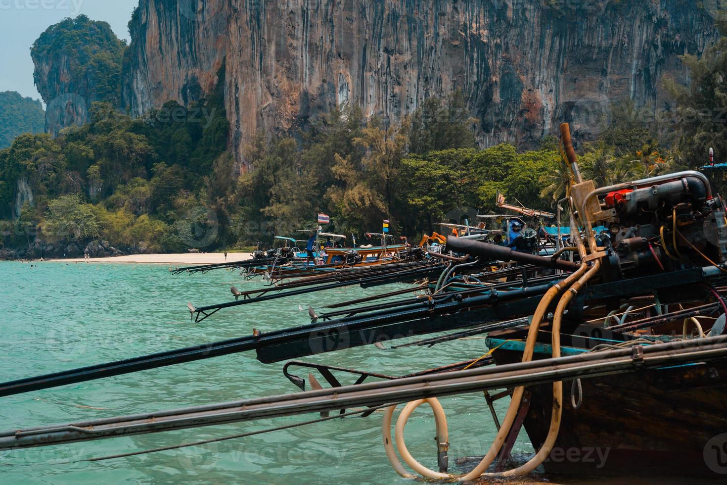 boat trip,Island and sea views from a long-tail boat photo