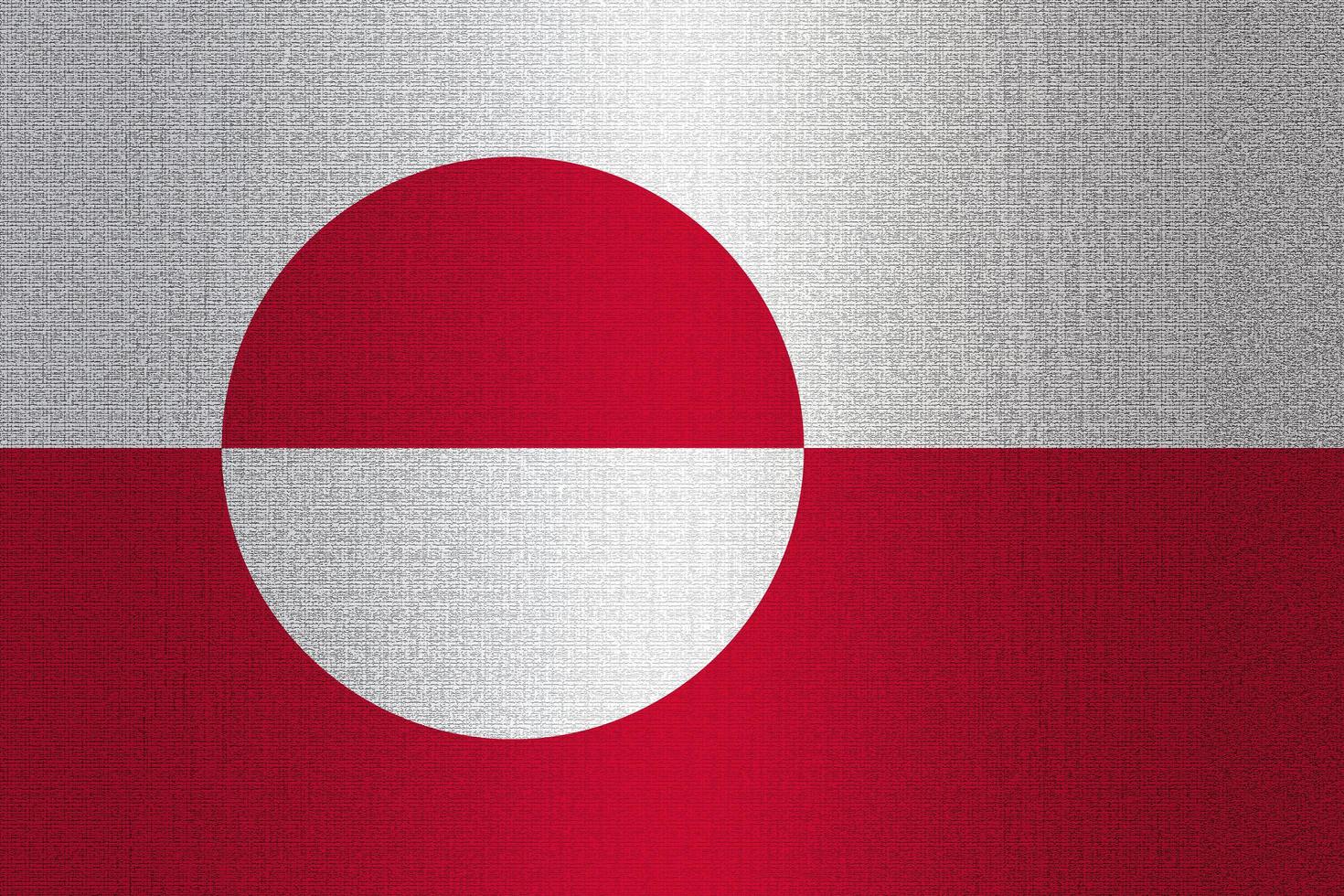 Flag of Greenland on stone photo