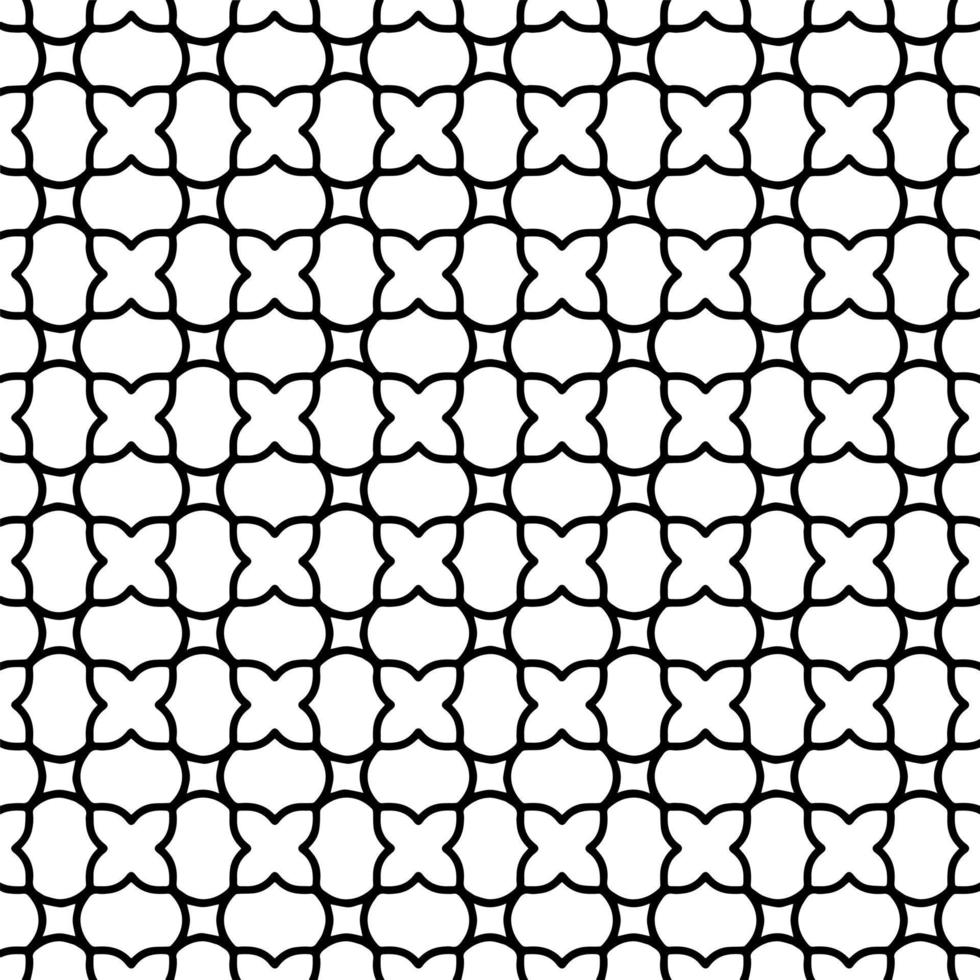 pattern design with quatrefoil figures vector