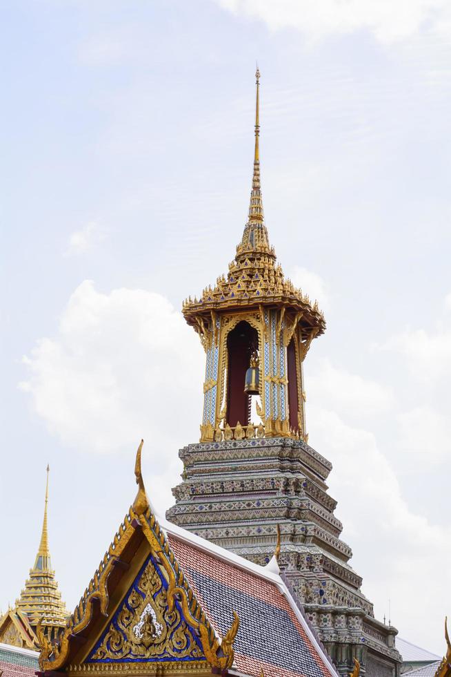 Wat Phra Kaew es un hito de la Tailandia. foto