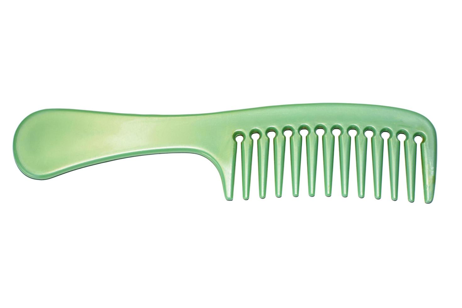 Green hair comb photo