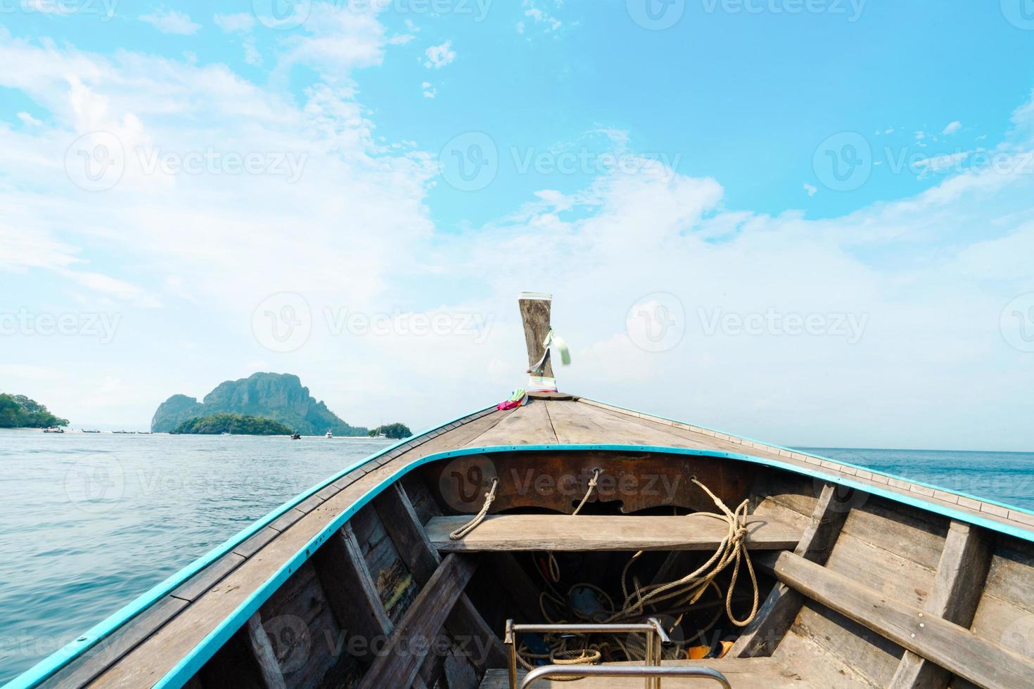 Boat trips on the seas and islands,Travel on a long-tail boat photo