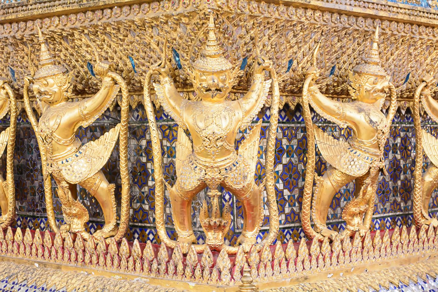 Wat Phra Kaew is a landmark of the Thailand. photo