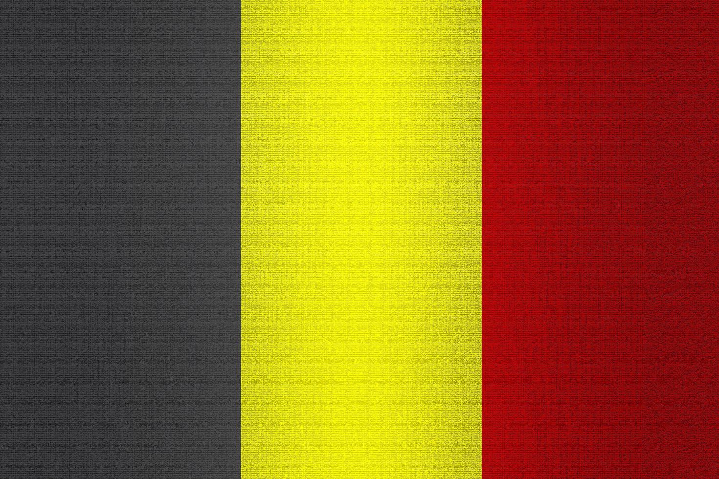 Flag of Belgium on stone photo