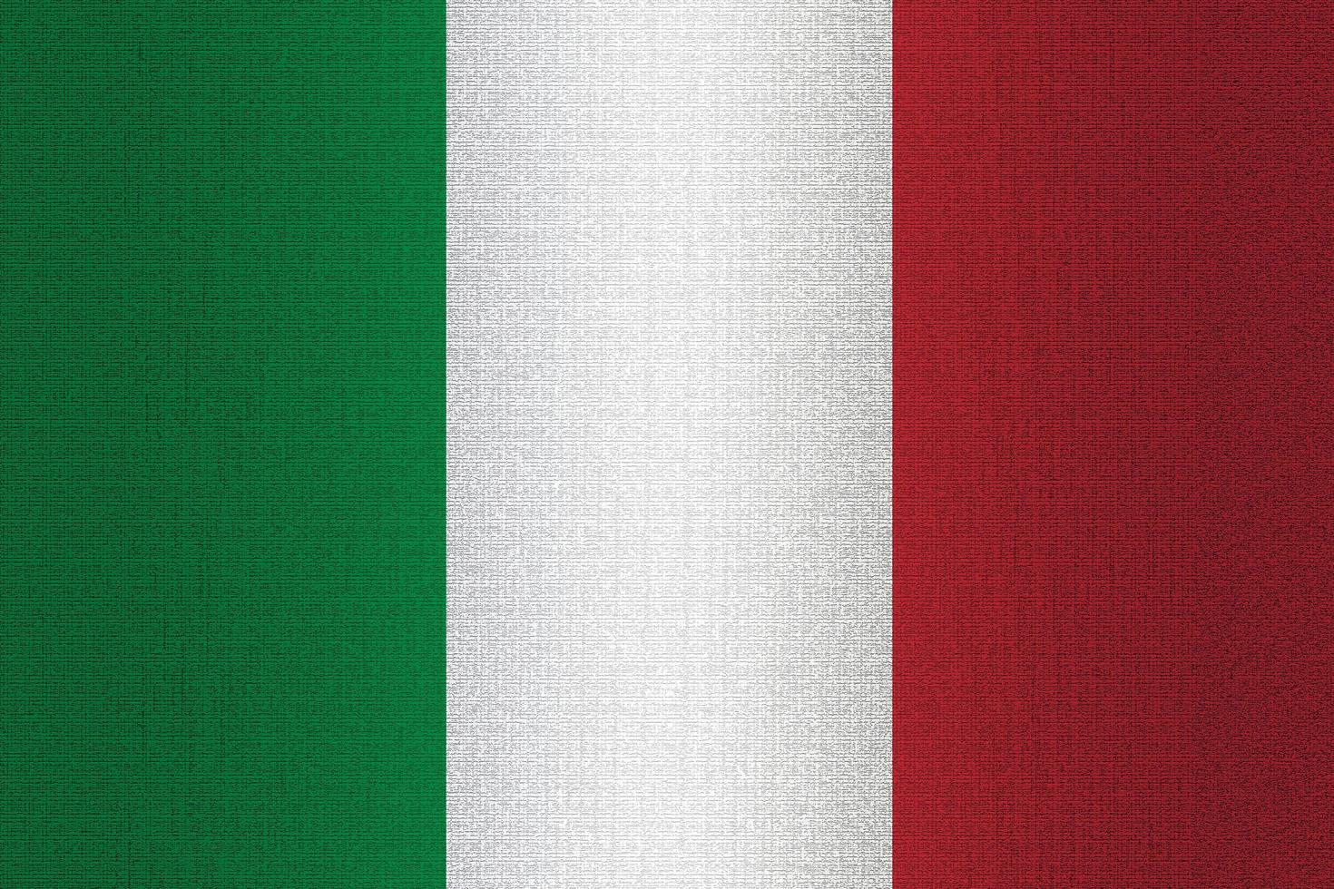 Flag of Italy on stone photo