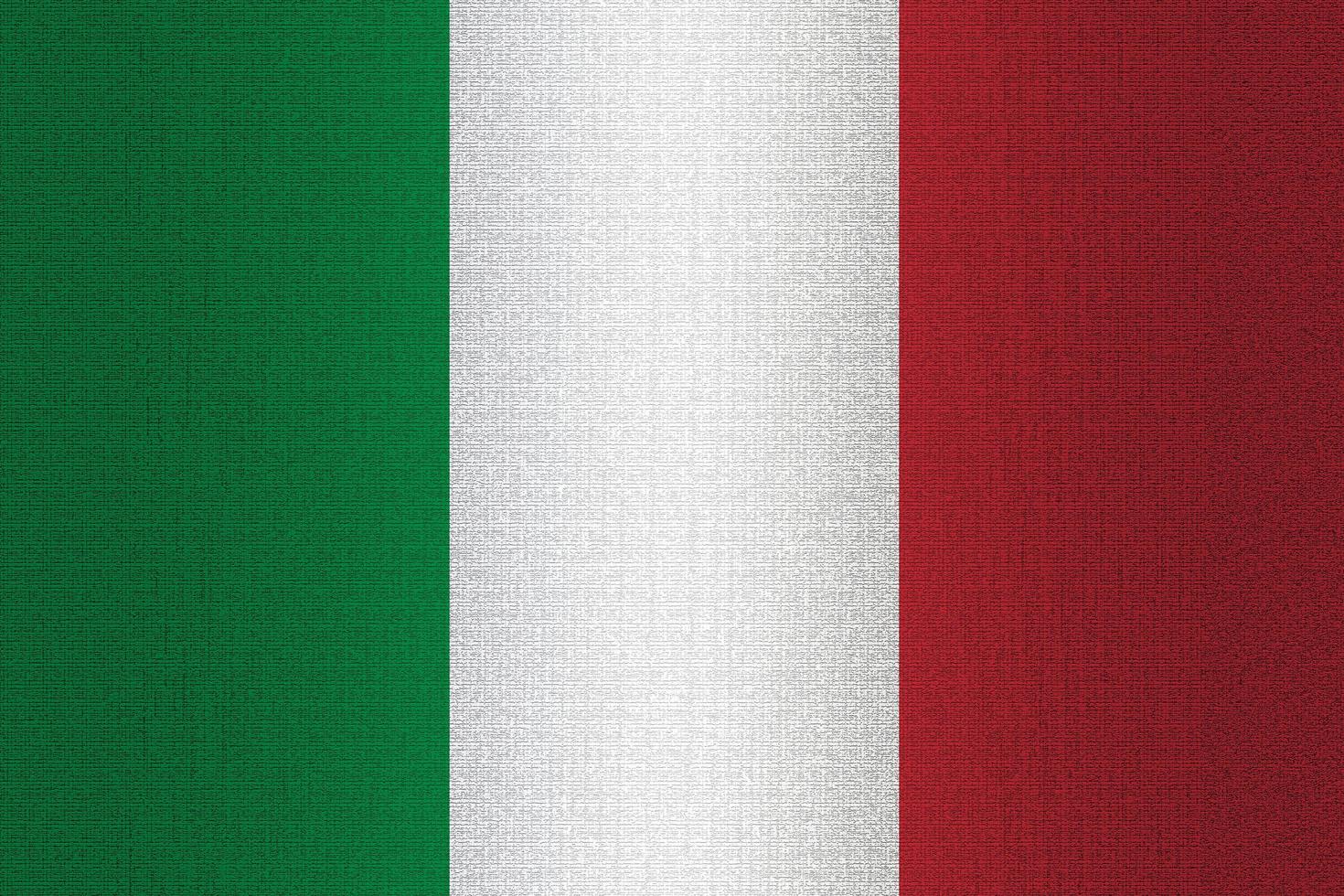 Flag of Italy on stone photo