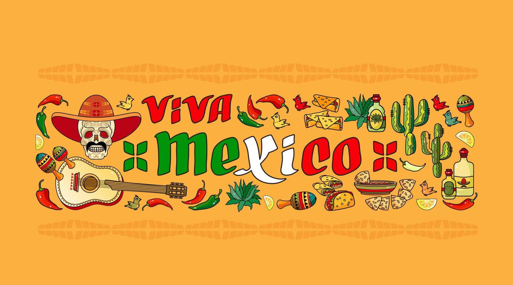 Cinco de Mayo Day. Mexican Holiday. Vector Illustration.