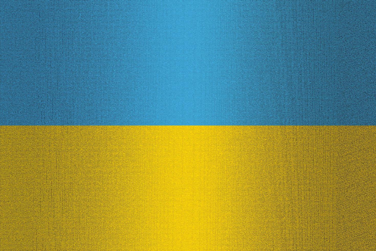 Flag of Ukraine on stone photo