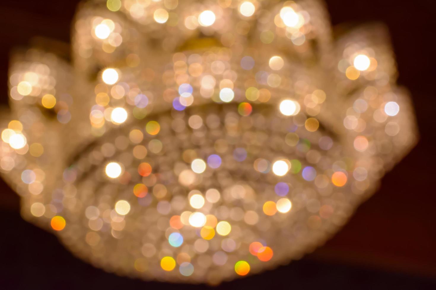Colorful bokeh lights photo