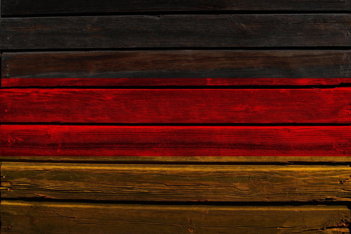 Flag of Germany on wood photo