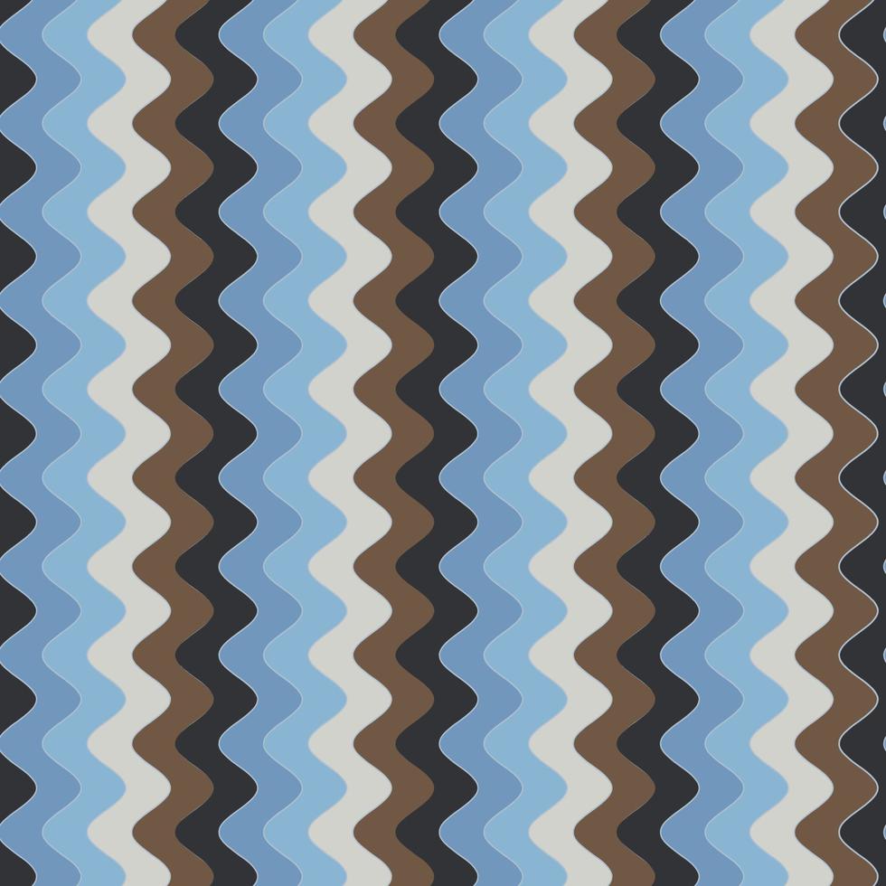 repeating multicolored chevron waves vector seamless pattern