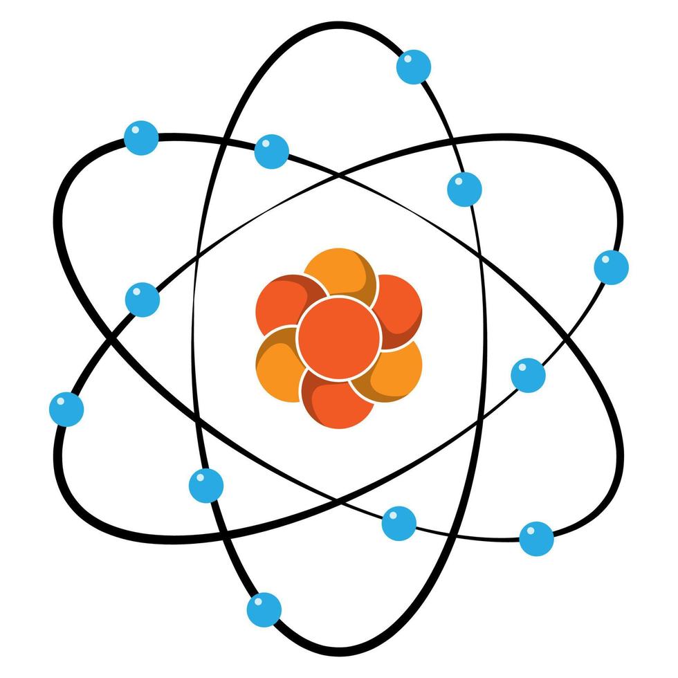 Science Laboratory Equipment, Atom. vector