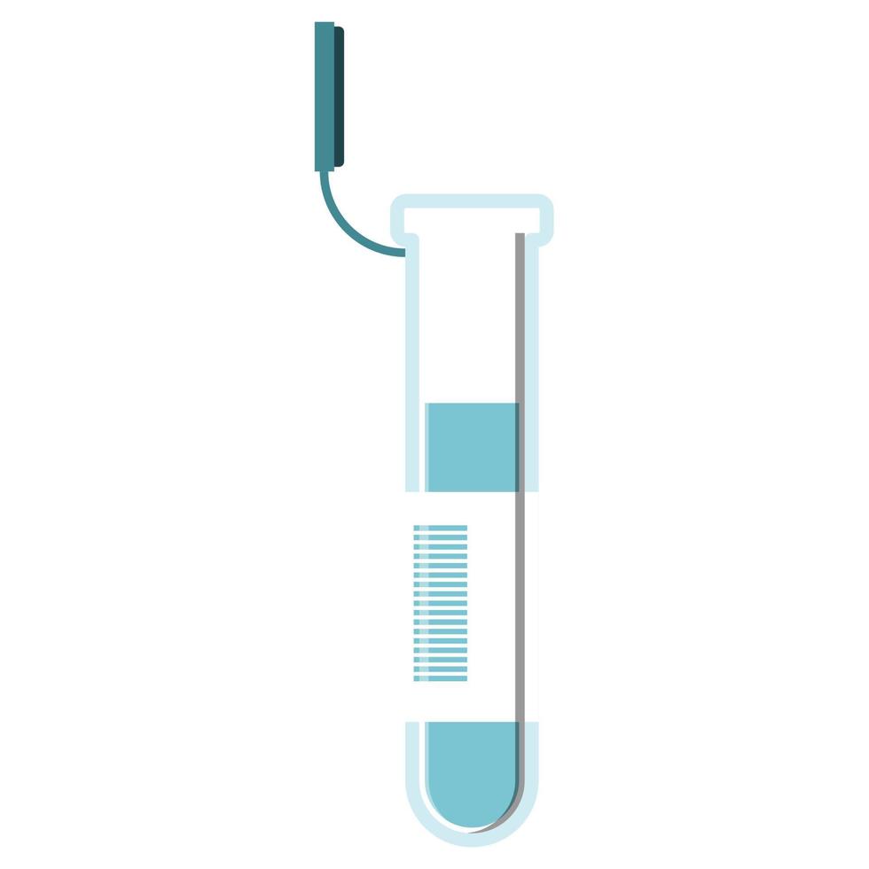 Science Laboratory Equipment, Sample Tube. vector