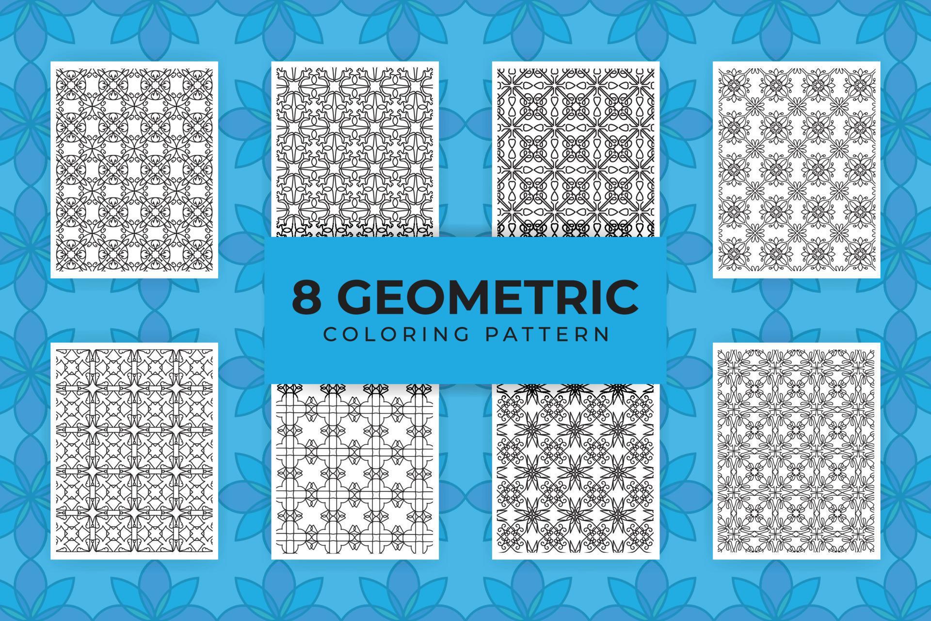 Pattern Shape Page Scrapbook printable Shape pattern 7442734 Vector Art at Vecteezy