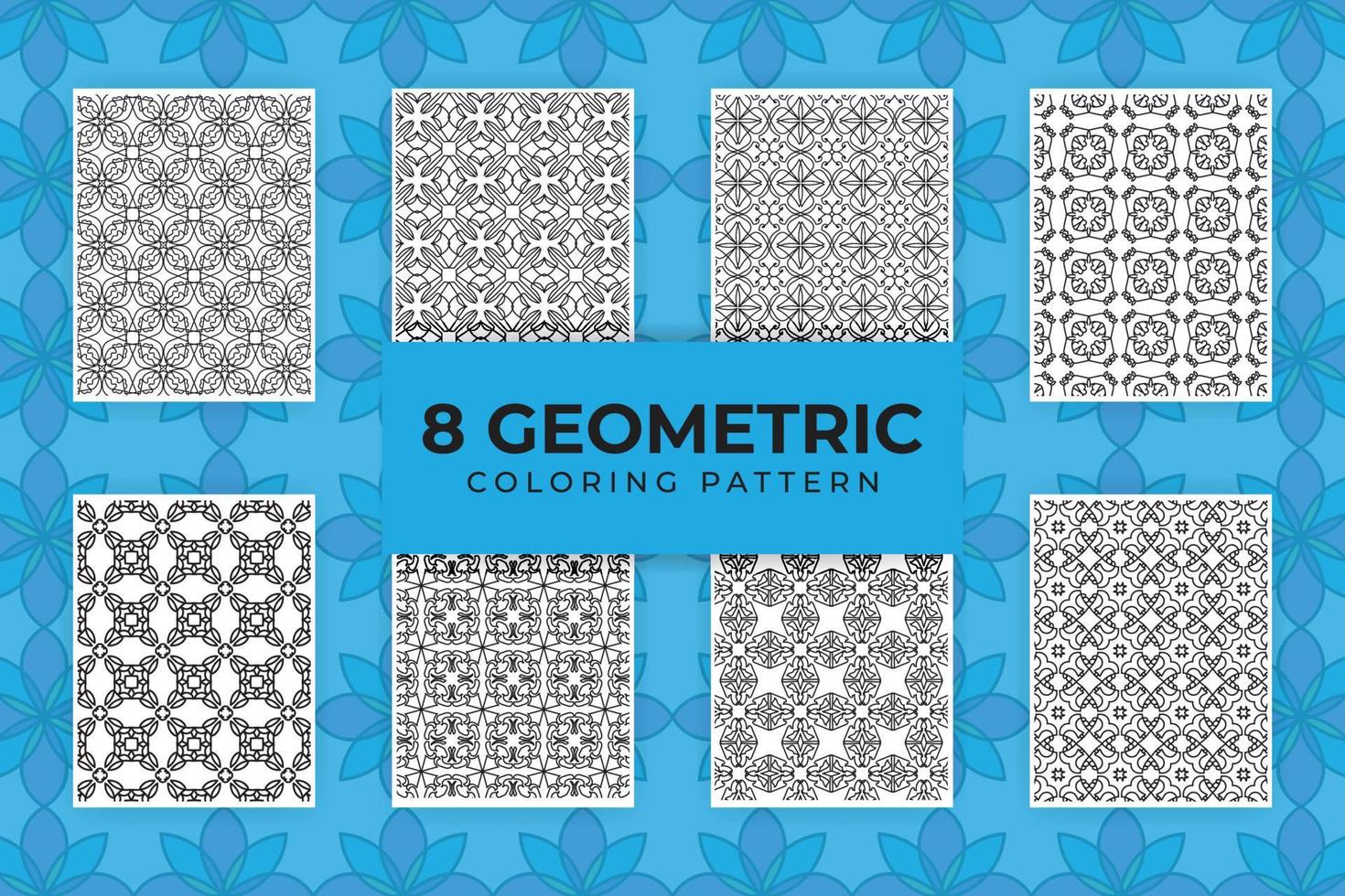 Textile Geometric pattern page vector