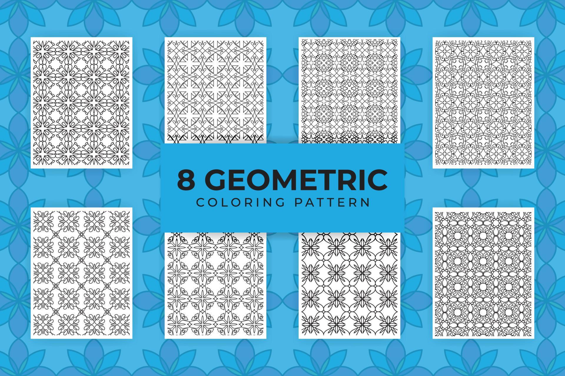 Coloring Digital pattern 7442767 Vector Art at Vecteezy