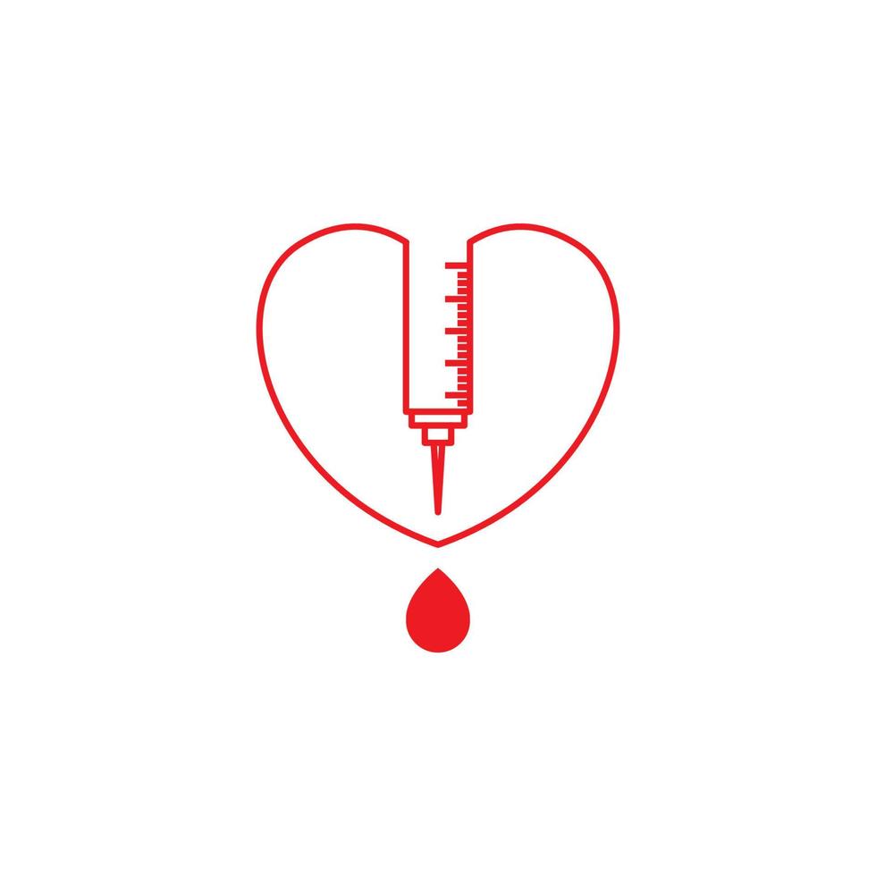 vacuna médica logo vector símbolo icono ilustración diseño moderno