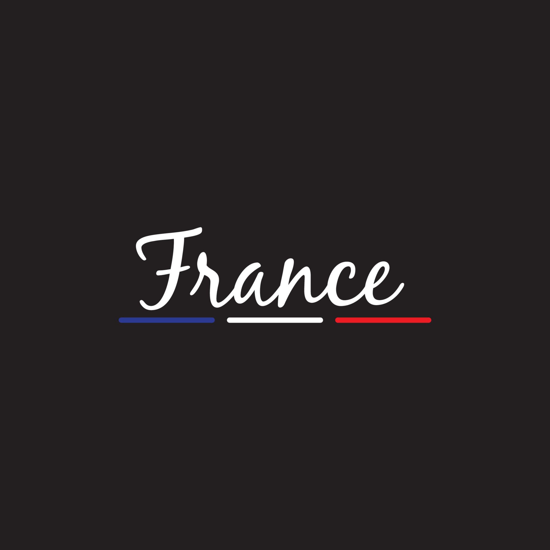 french typography font logo template vector icon illustration design ...