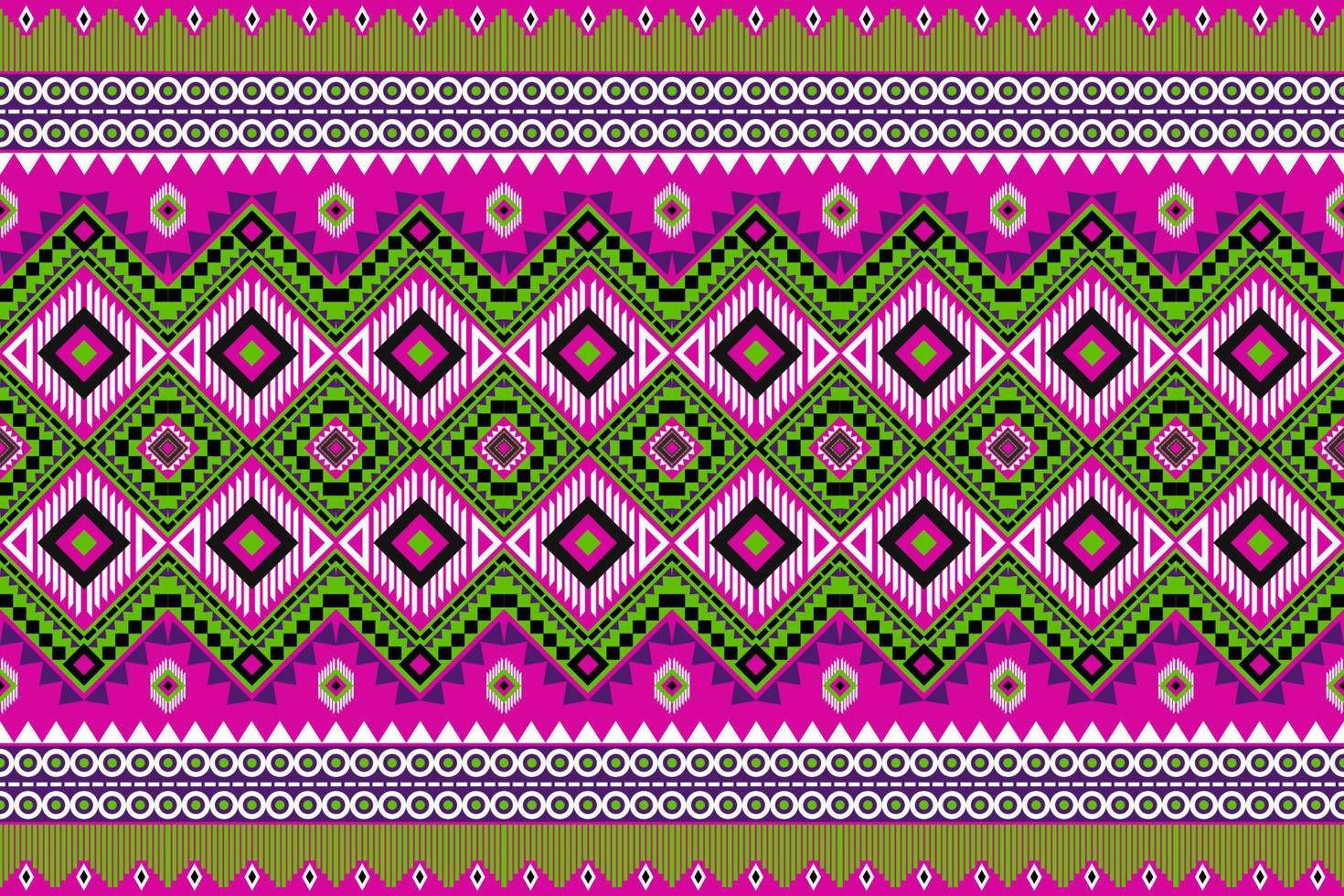 Seamless geometric ethnic asian oriental and tradition pattern design for texture and background. Silk and fabric pattern decoration for carpet, clothing, wrapping and wallpaper vector