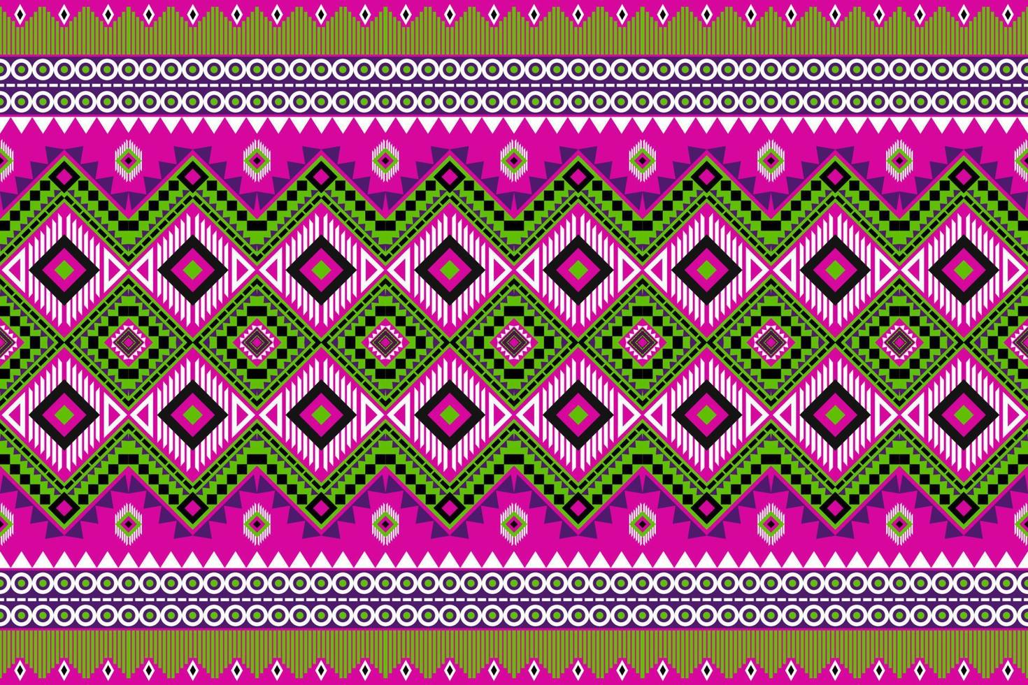 Seamless geometric ethnic asian oriental and tradition pattern design for texture and background. Silk and fabric pattern decoration for carpet, clothing, wrapping and wallpaper vector