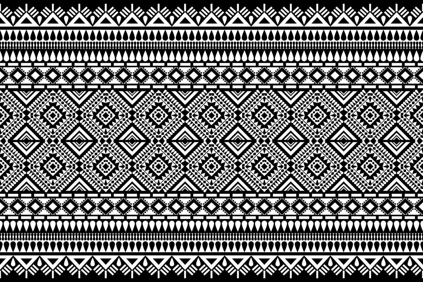 Diseño de patrón de tradición y oriental asiático étnico geométrico sin costuras para textura y fondo. decoración de patrones de seda y tela para alfombras, prendas de vestir, envolturas y papel tapiz vector