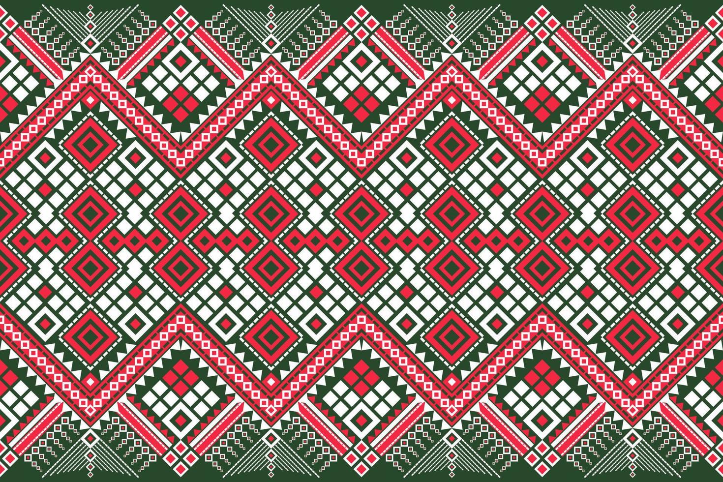 Seamless geometric ethnic asian oriental and tradition pattern design for texture and background. Silk and fabric pattern decoration for carpet, clothing, wrapping and wallpaper vector