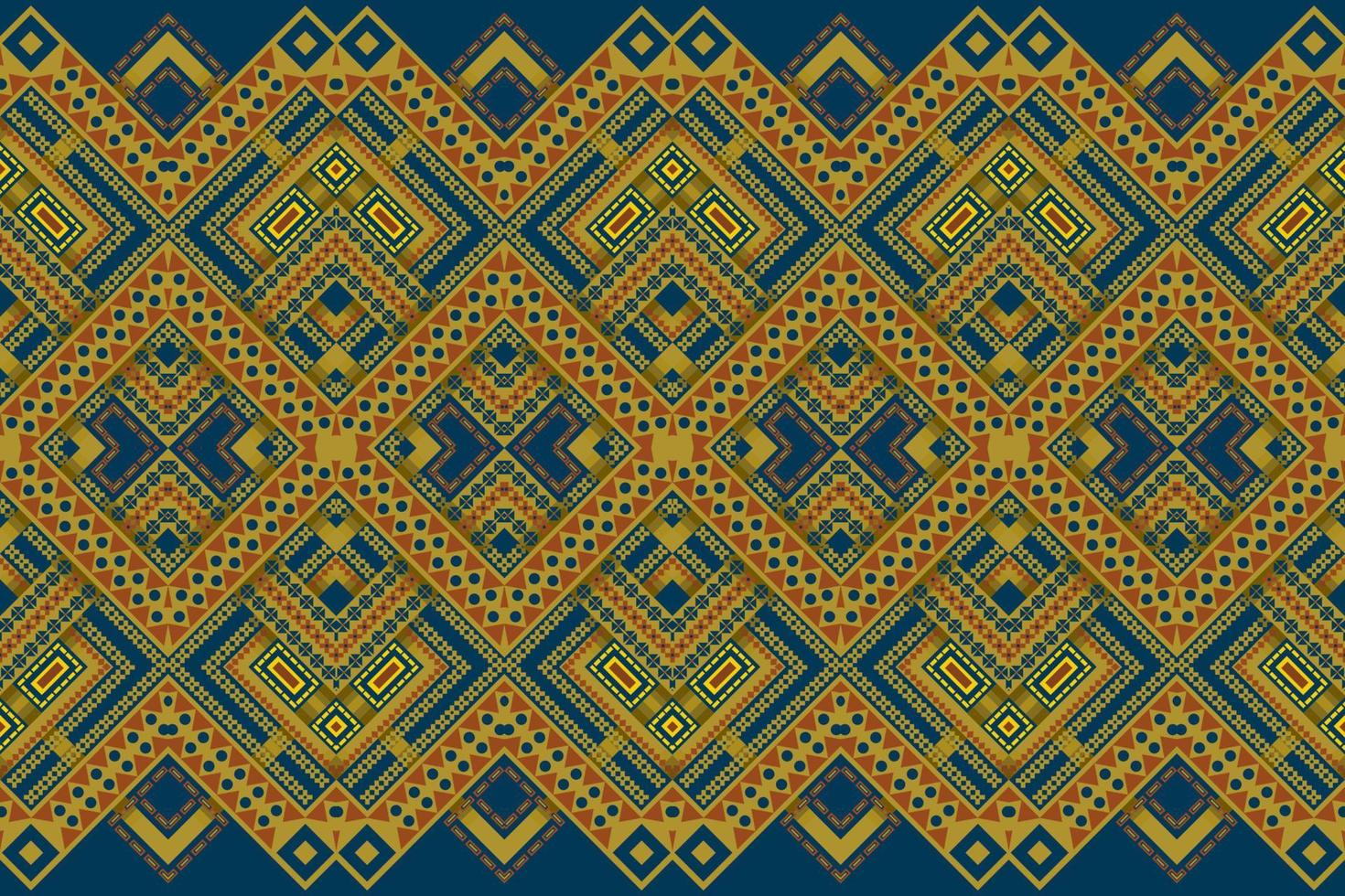 Seamless geometric ethnic asian oriental and tradition pattern design for texture and background. Silk and fabric pattern decoration for carpet, clothing, wrapping and wallpaper vector