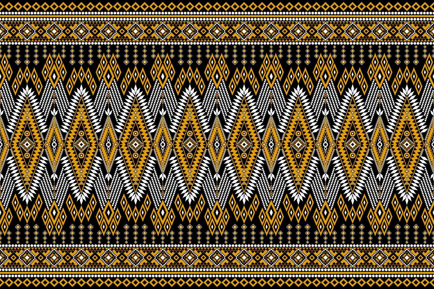 Seamless geometric ethnic asian oriental and tradition pattern design for texture and background. Silk and fabric pattern decoration for carpet, clothing, wrapping and wallpaper vector