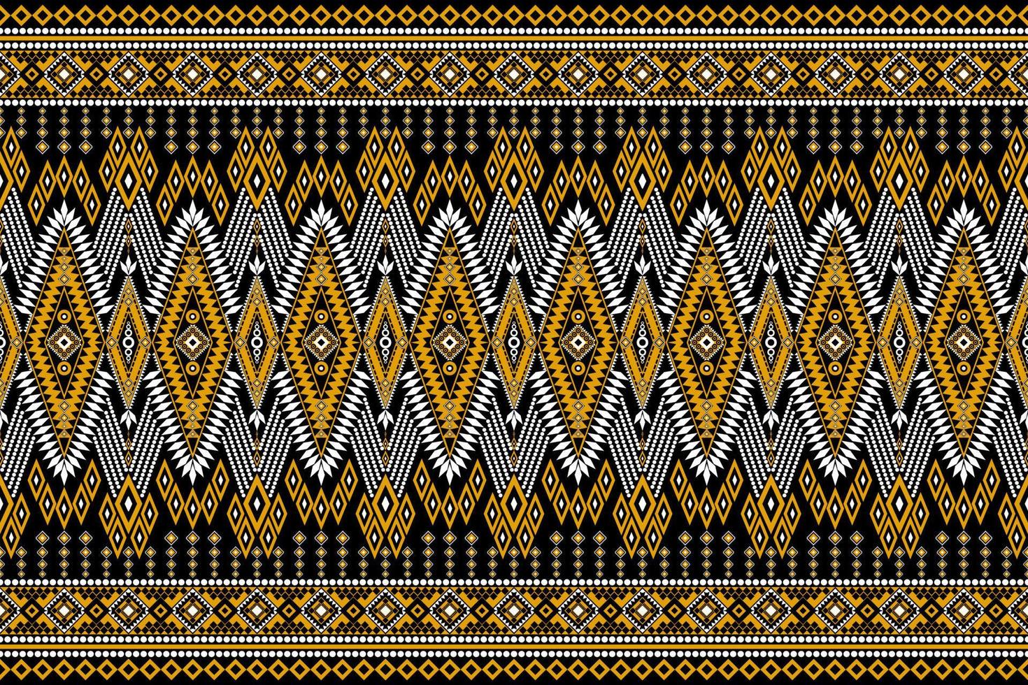 Seamless geometric ethnic asian oriental and tradition pattern design for texture and background. Silk and fabric pattern decoration for carpet, clothing, wrapping and wallpaper vector