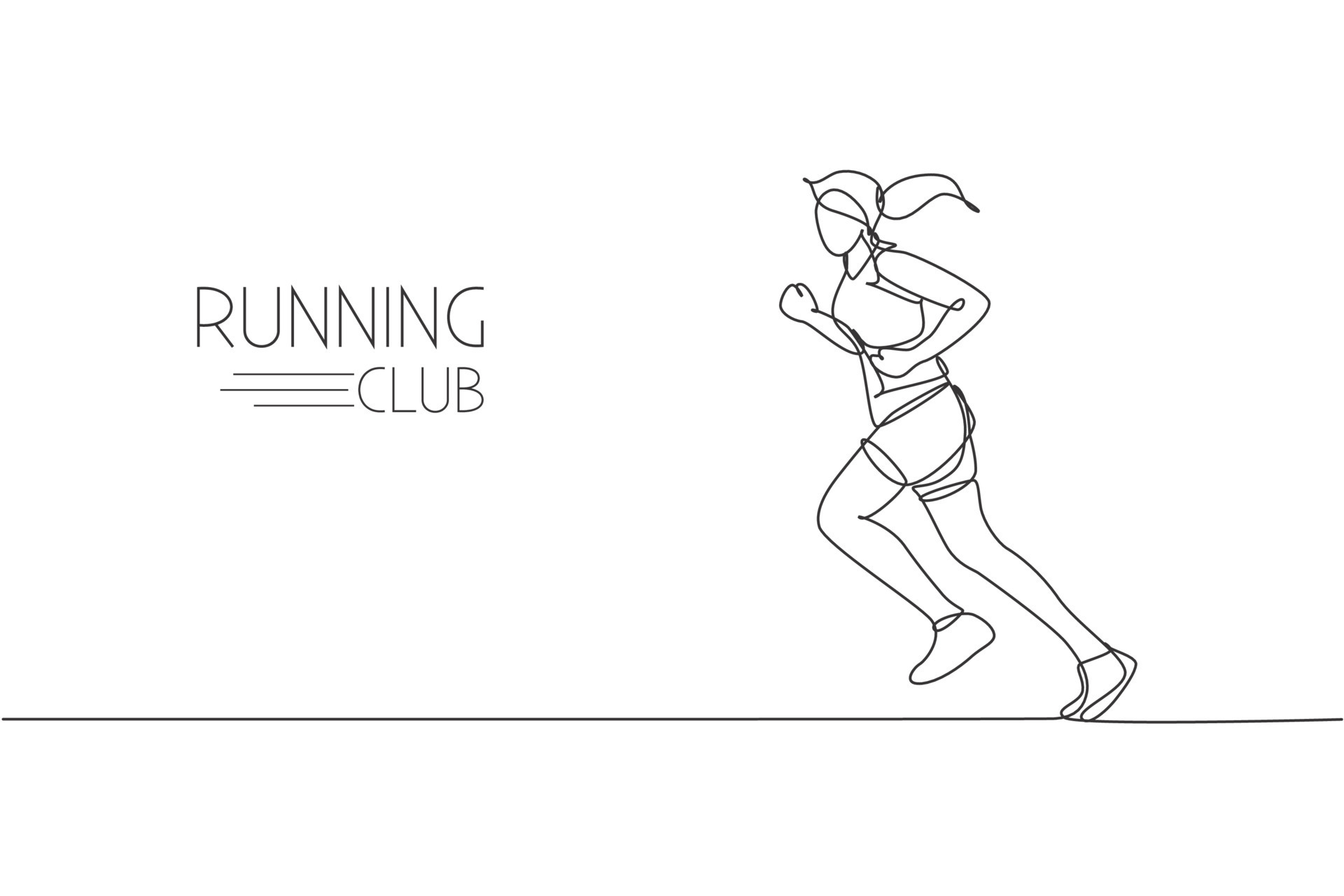Running line. Running line