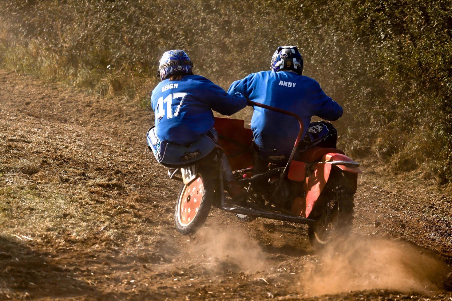 Goodwood, West Sussex, UK, 2012. Sidecar Motocross at the Goodwood Revival photo