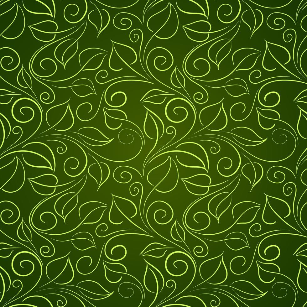 Abstract seamless floral wavy pattern, background, texture. High quality photo vector