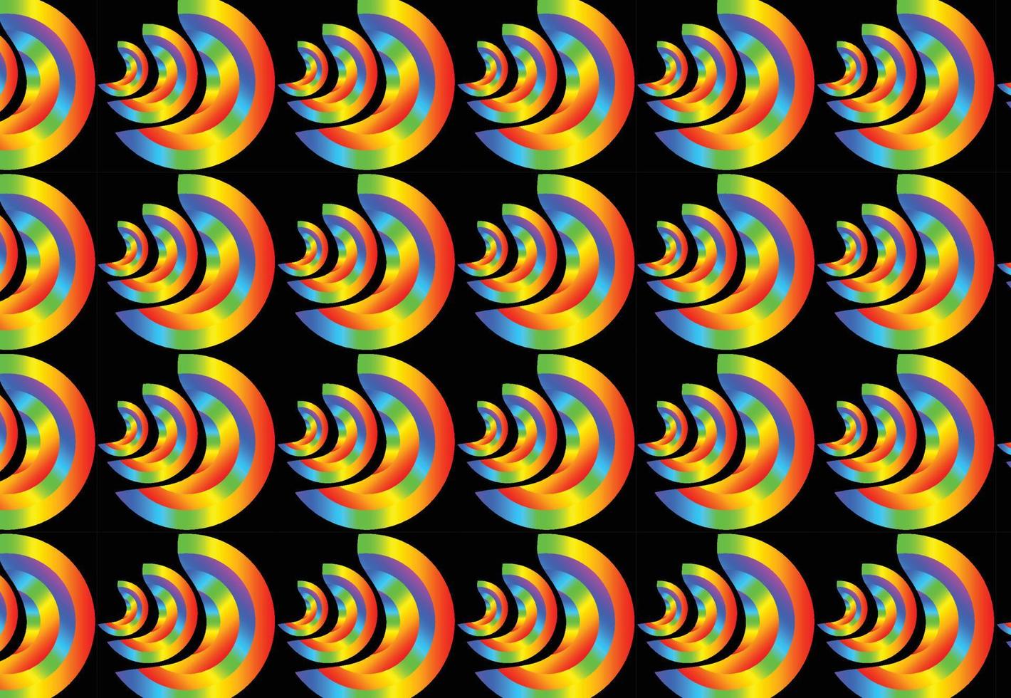 Rainbow colorful gradient seamless pattern background vector