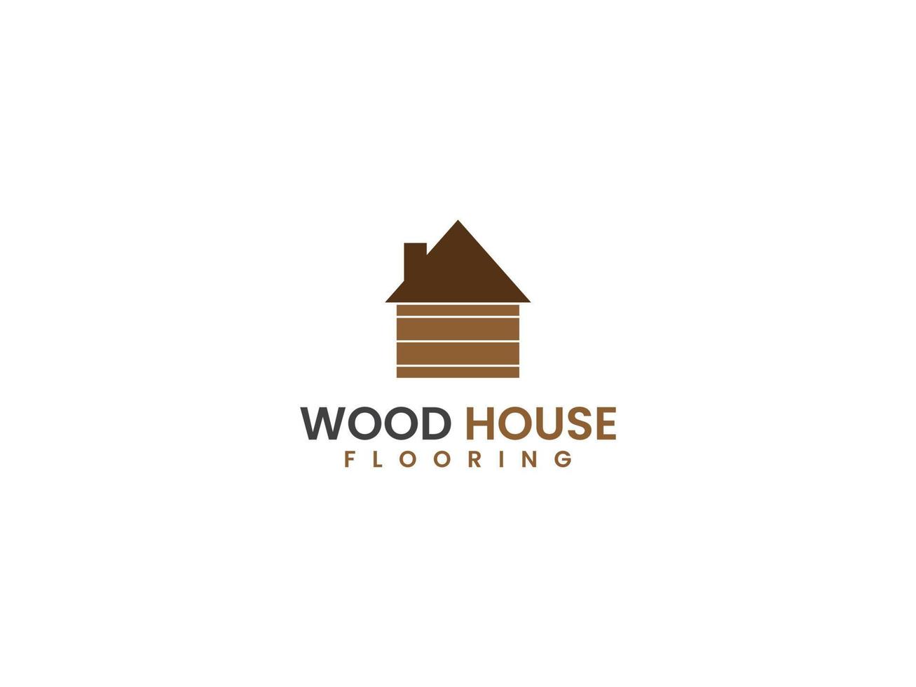 Home flooring logo template, Wood and home concept vector