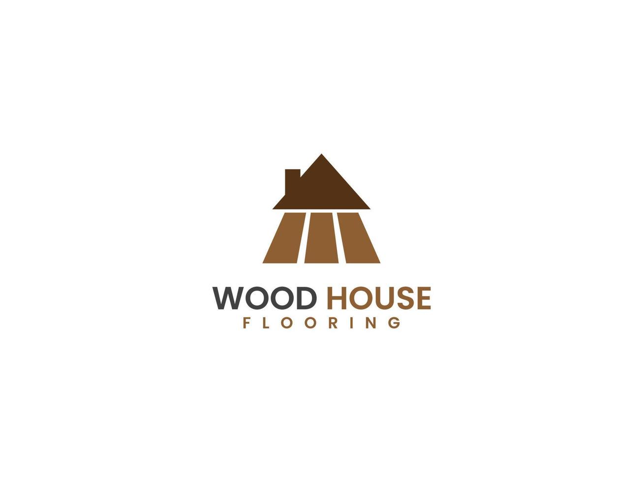 Home flooring logo template, Wood and home concept vector