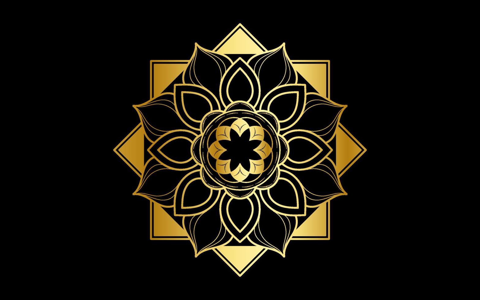 Mandala floral pattern, Vintage decorative elements vector