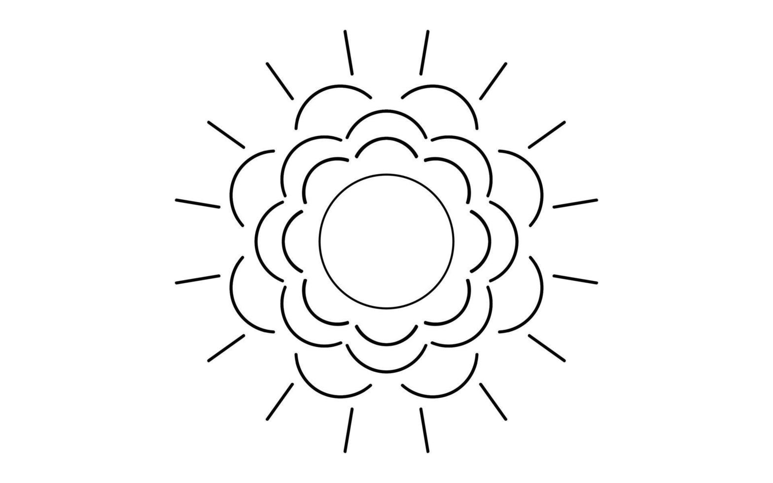 Mandala floral pattern, Vintage decorative elements vector