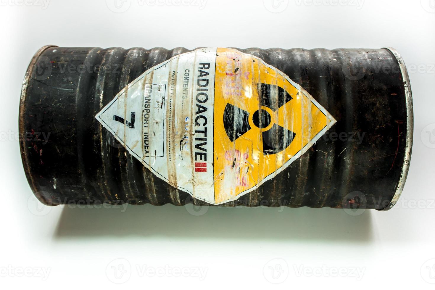 Steel container of Radioactive material photo