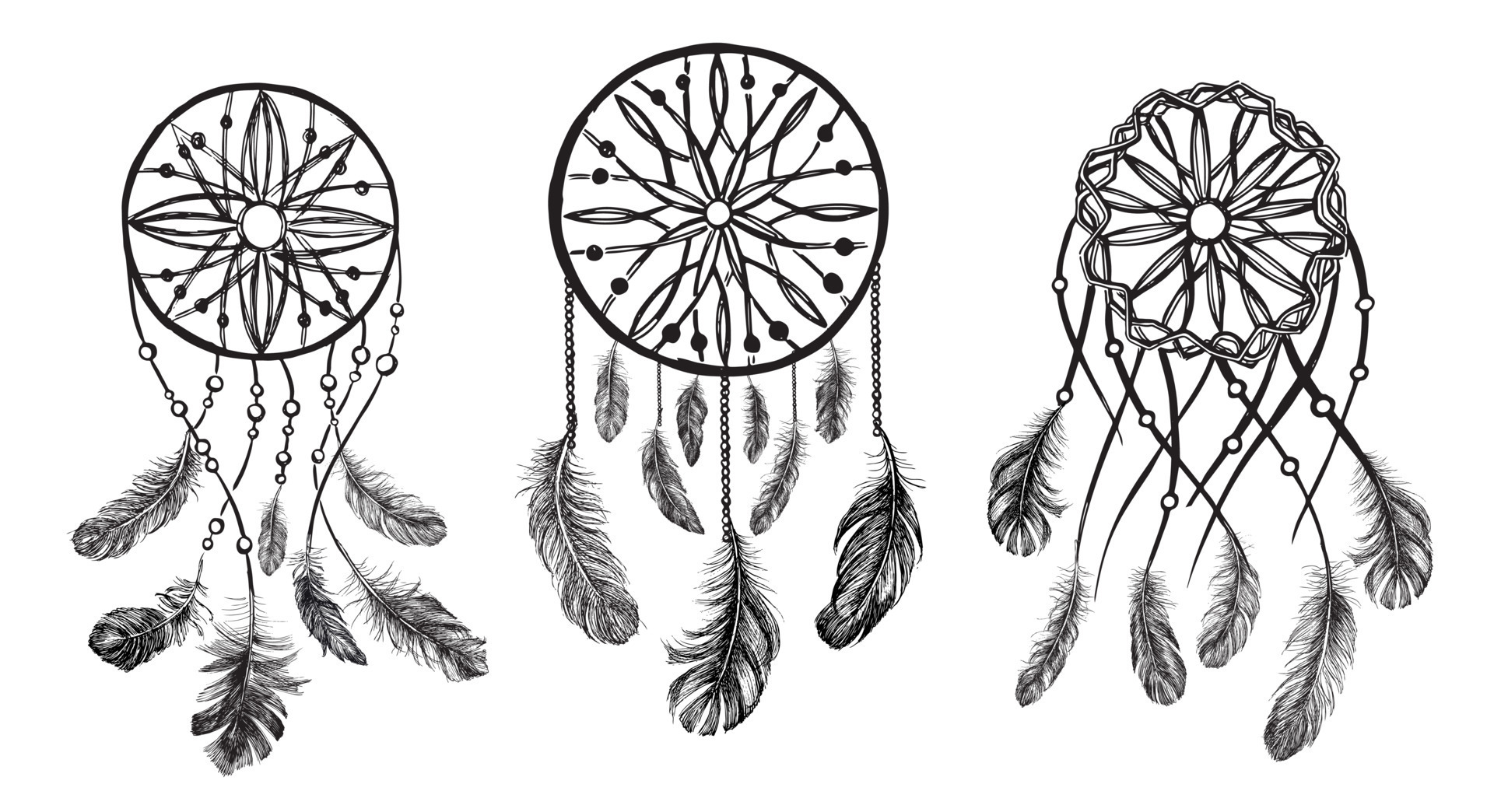 Dream Catcher Drawing  How To Draw A Dream Catcher Step By Step