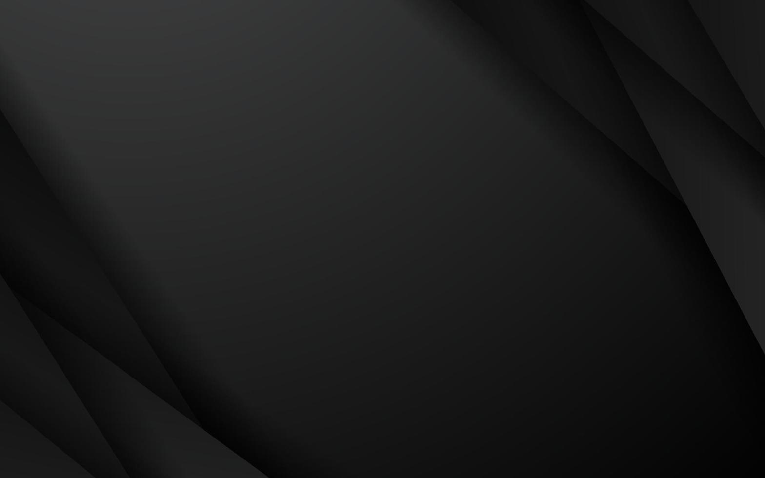 Abstract dark black overlap layer background vector