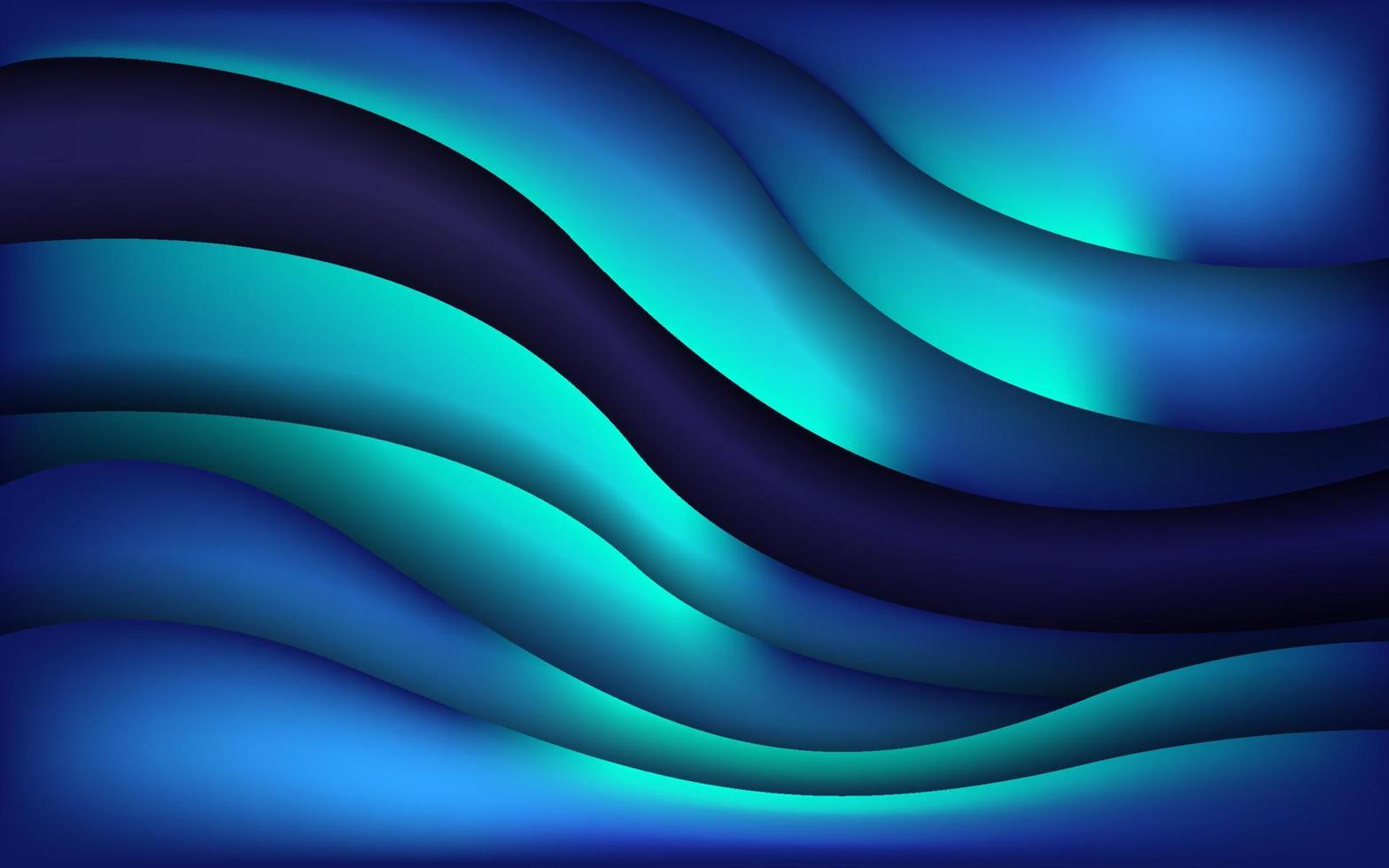 Abstract fluid blue background vector