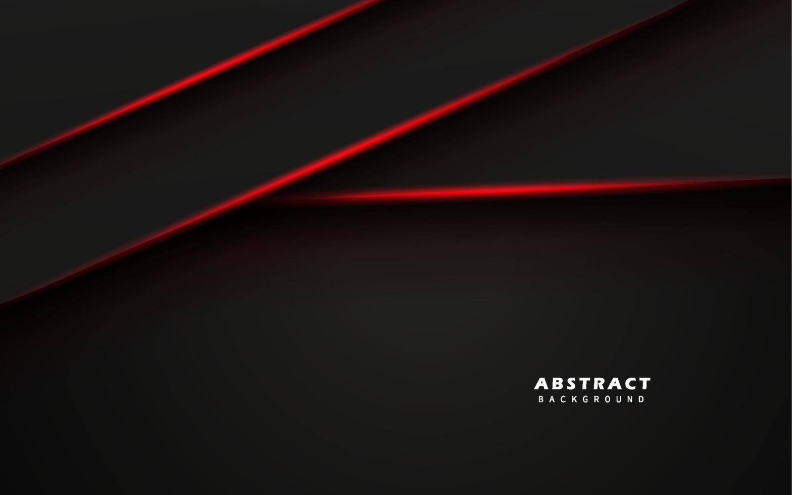 Abstract modern technology with red light background vector