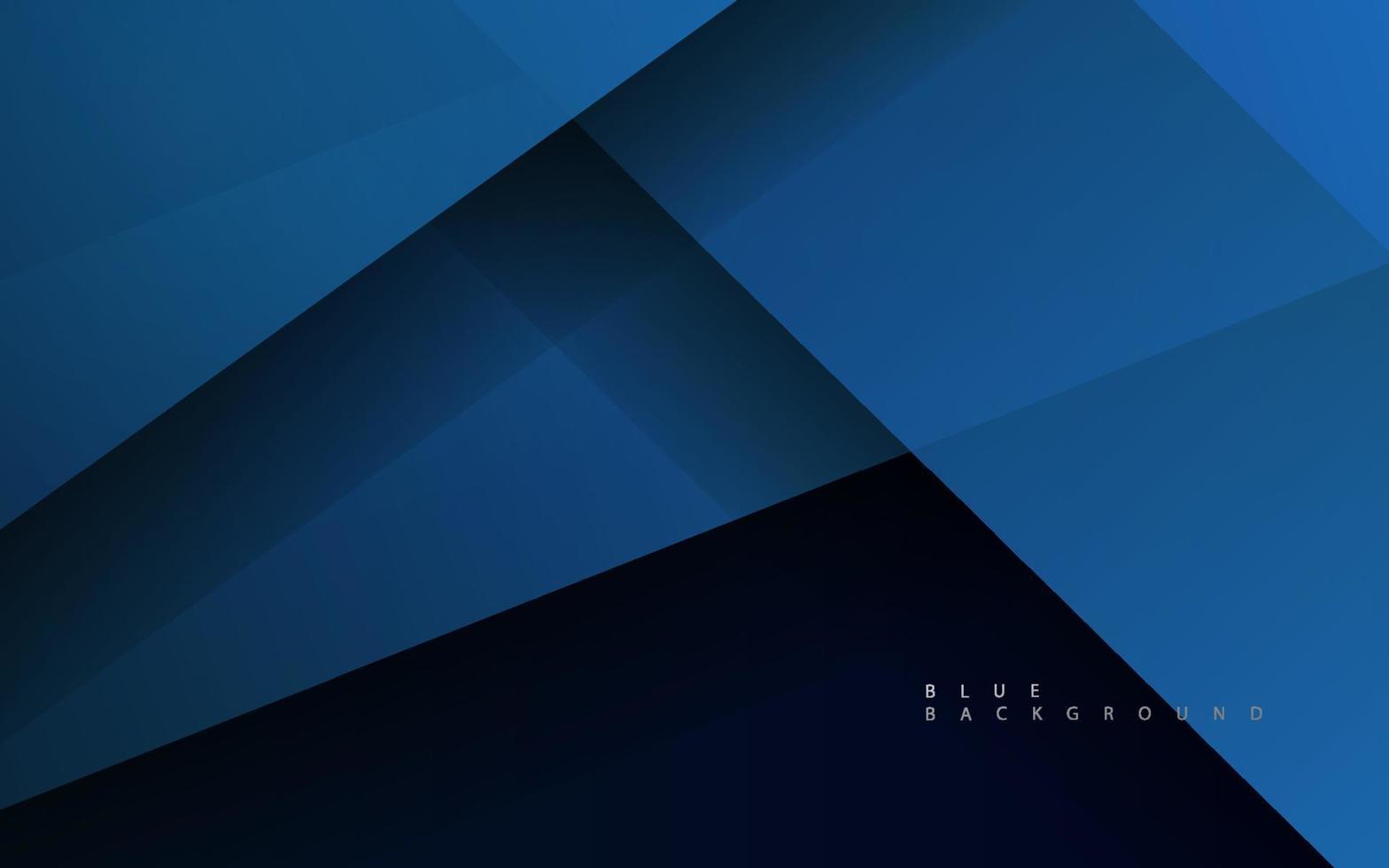 Abstract geometric deep blue background vector