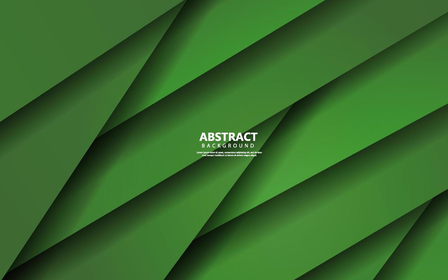 Abstract green ovelap layer background vector