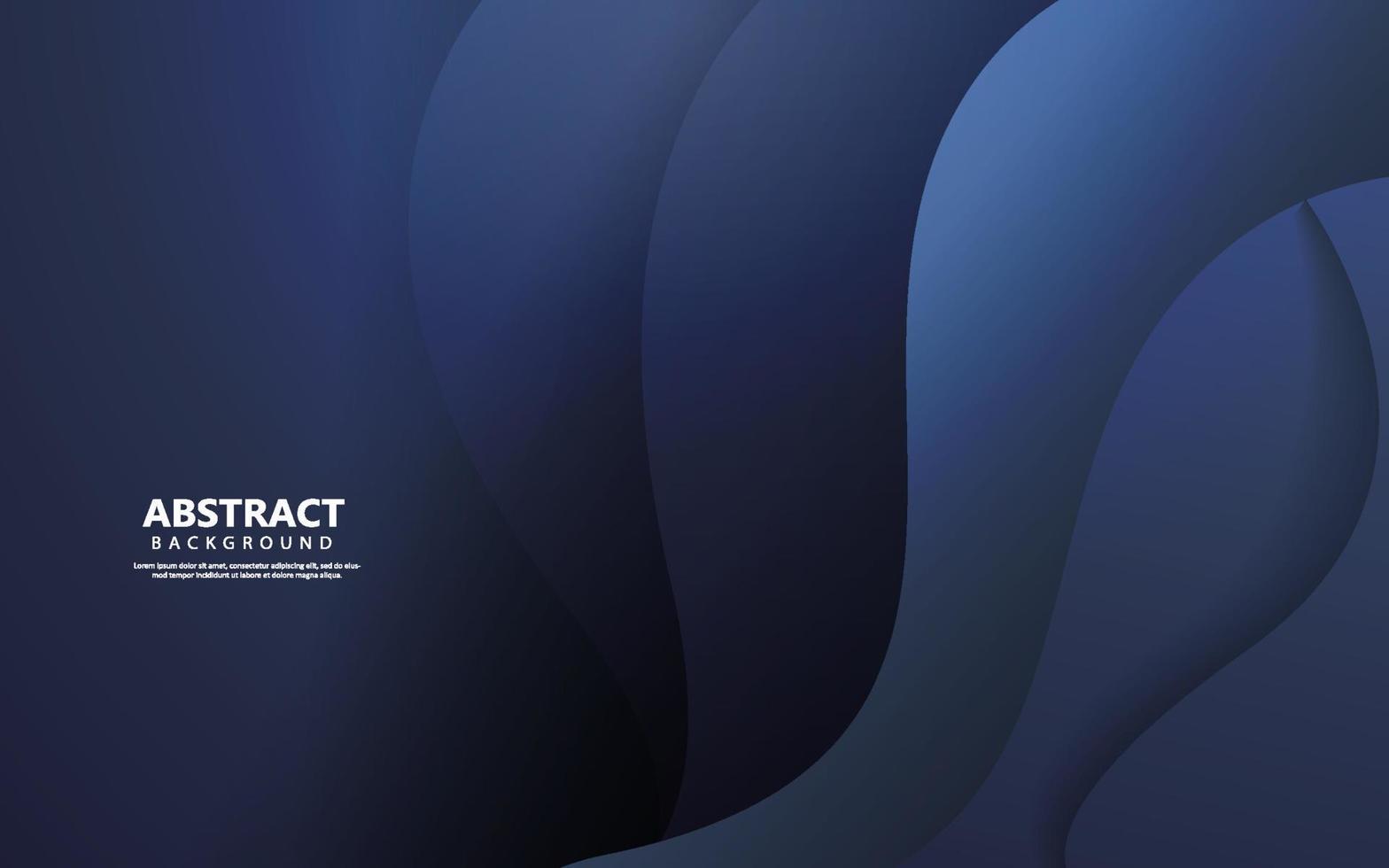 Abstract blue wave background vector