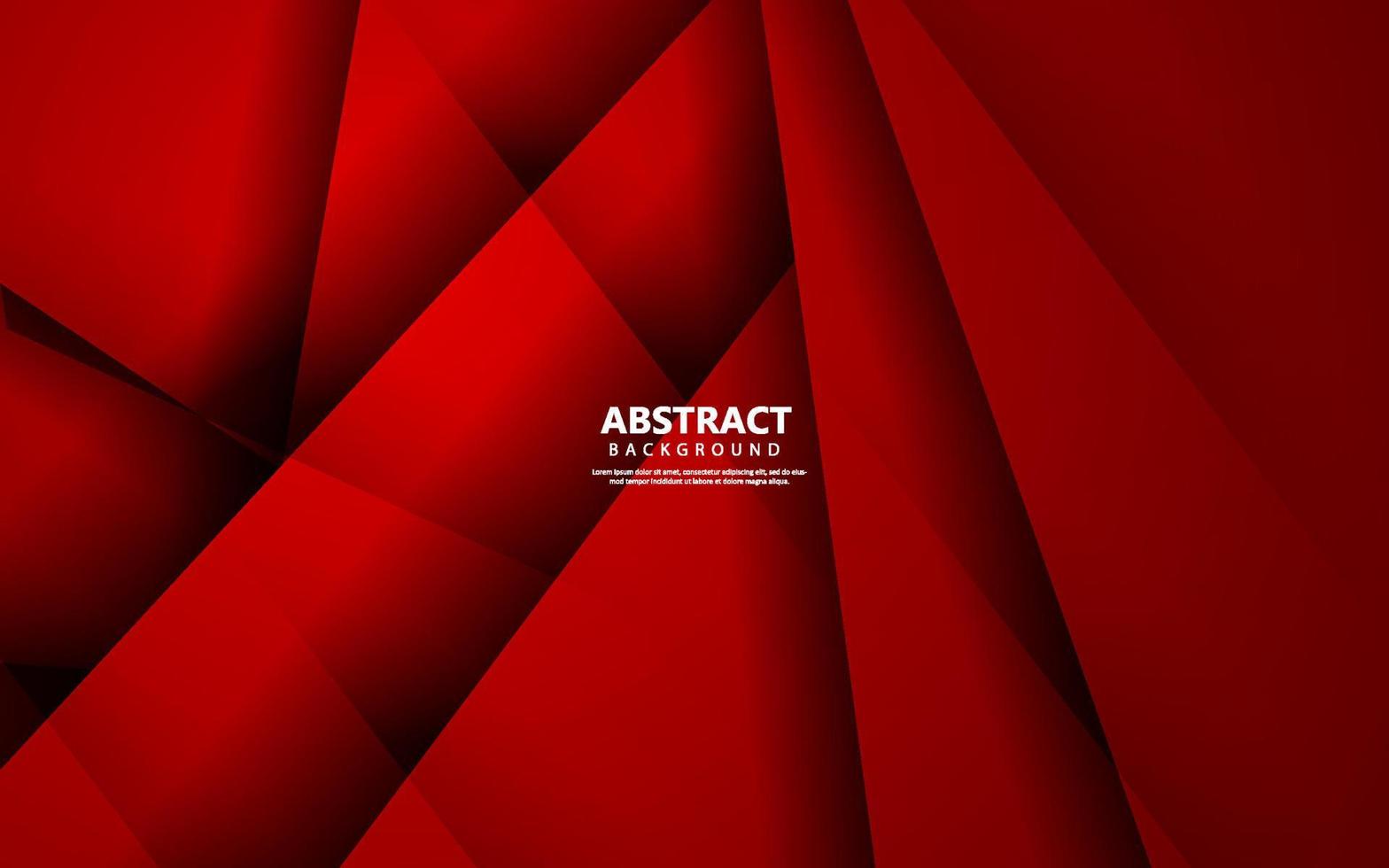 Abstract red color background vector