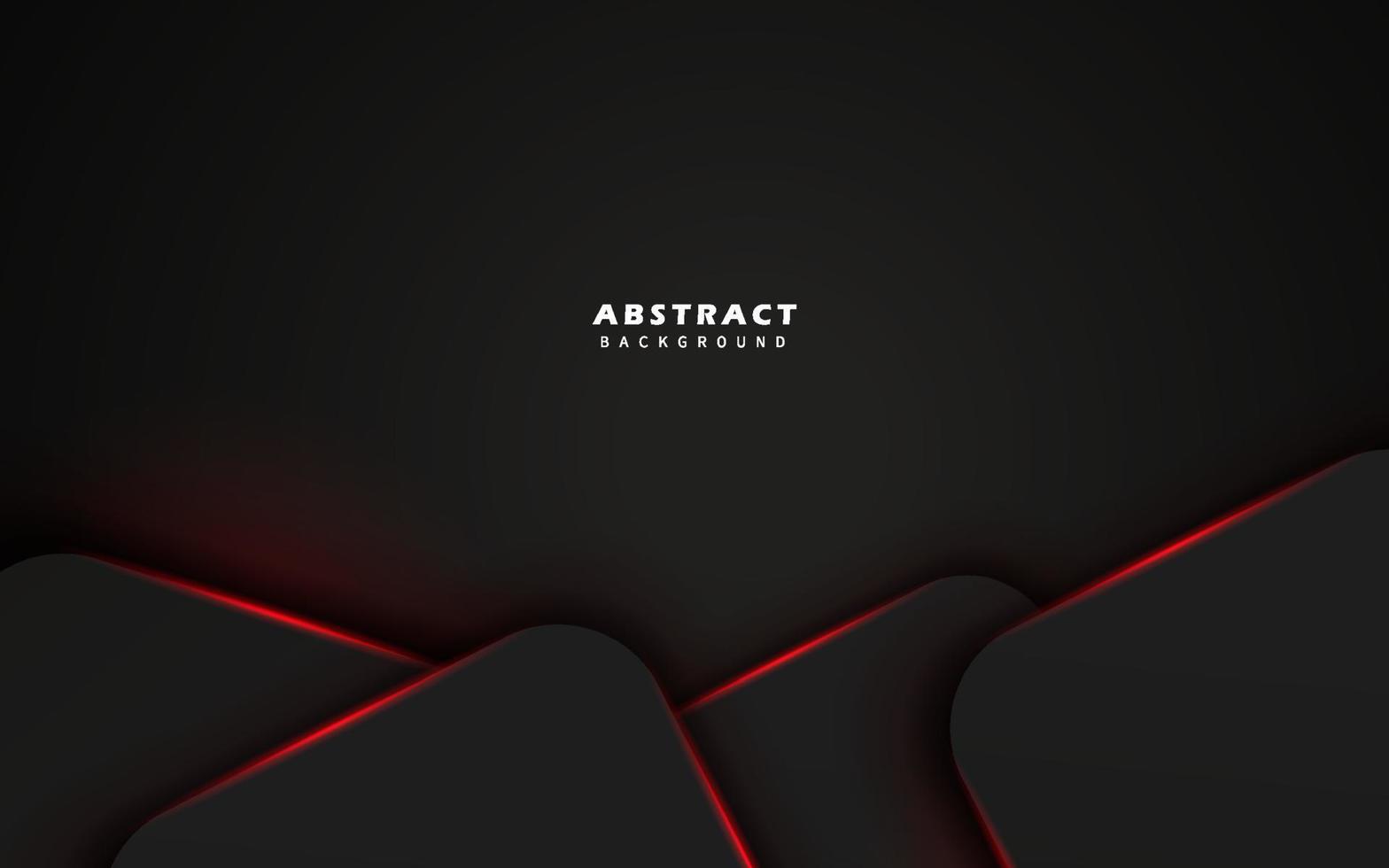 Abstract modern technology with red light background vector