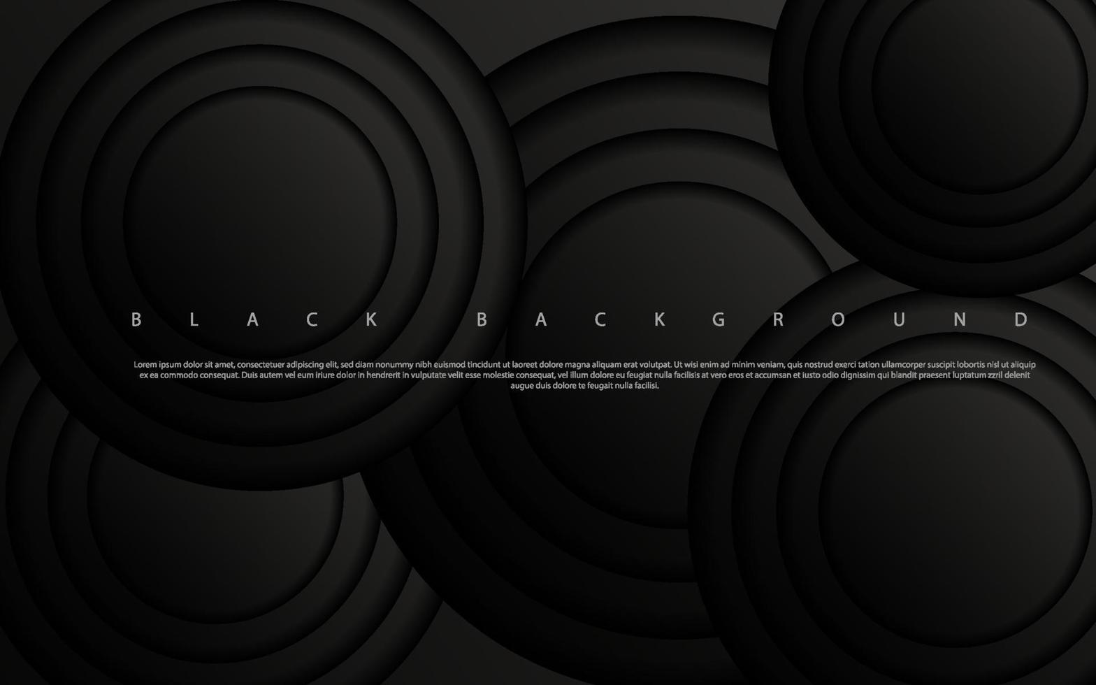 Abstract black background vector