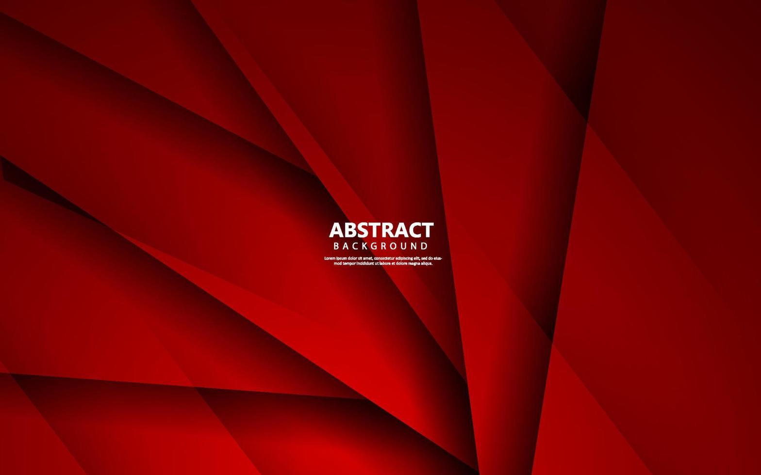 Abstract red color background vector