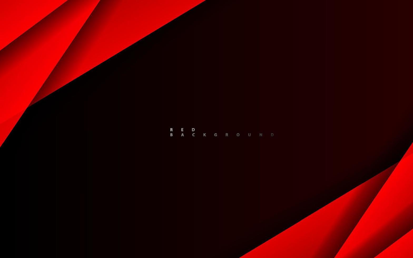 Abstract dynamic shape red color background vector